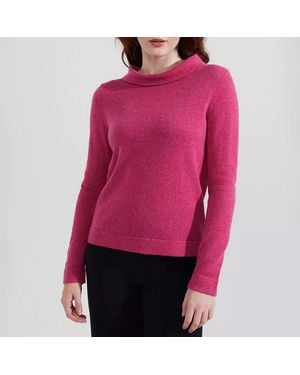Hobbs Audrey Wool Cashmere Jumper - Red