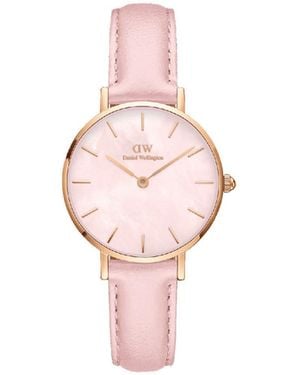 Daniel Wellington Dw00100633 Ladies Petite Cherry Blossom Rose 28Mm Watch - Pink