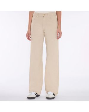 7 For All Mankind Wide Leg Tess Trouser - Natural
