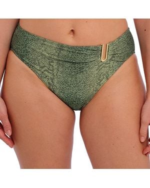 Fantasie Maya Bay Mid Rise Bikini Brief - Green