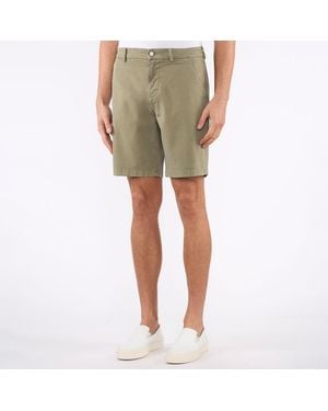 7 For All Mankind Chino Shorts Comfort Sateen - Green