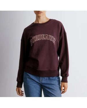 Albaray Burgundy Bordeaux Sweatshirt - Red