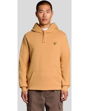 Lyle & Scott Loopback Cotton Hoodie - Natural