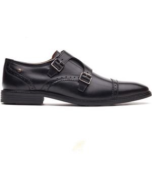 Base London Henley Monk Shoes - Black