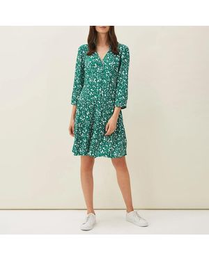 Phase Eight Penele Swing Dress - Blue