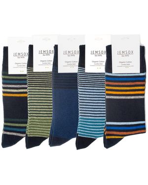 Jemsox 5Pk Stylish Streaks - Blue