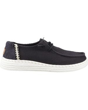 HEYDUDE Wendy Espadrille Woven Shoes - Blue