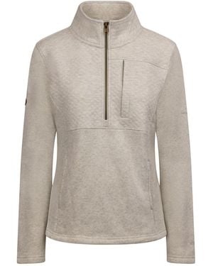 Trespass Fleece Top Hoxie Polyester Marl - Grey