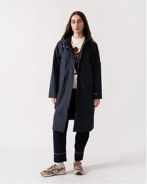 Ilse Jacobsen Dark Raincoat - Blue
