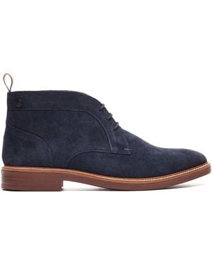 Base London Lincoln Chukka Boots - Blue