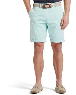 Schoeffel Mint Paul Stretch Chino Shorts - Blue