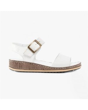Hush Puppies Ellie Heeled Sandals - White