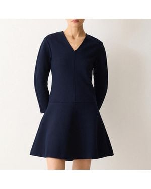 Jigsaw Darted Sleeve Shorts Dress - Blue