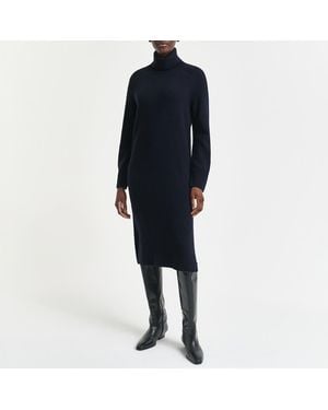 GANT Turtleneck Dress - Blue
