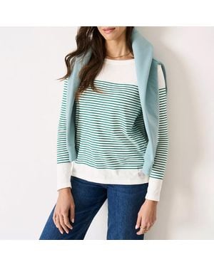 Crew Striped Cassandra Top - Green