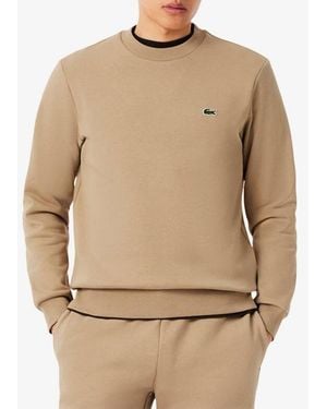 Lacoste Sand Cotton Jumper - Natural