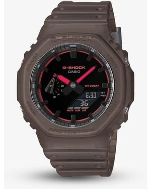 G-Shock G-Shock Ga-2100 Series Smoked Piano Watch Ga-2100K-5Aer - Grey