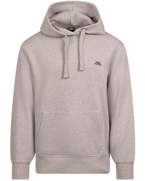 Trespass Hoodie Truman Cotton Marl - Grey