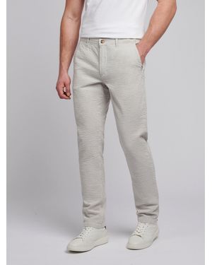 U.S. POLO ASSN. Light Seersucker Woven Trousers - Grey