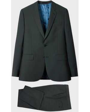 Paul Smith Dark Tailored Fit Two Piece Suit - Black