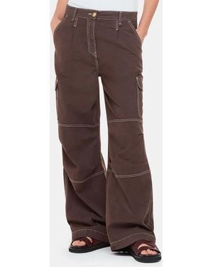 Whistles Lorna Cargo Trousers - Brown