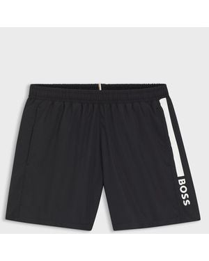 BOSS Dolphin Swim Shorts - Black