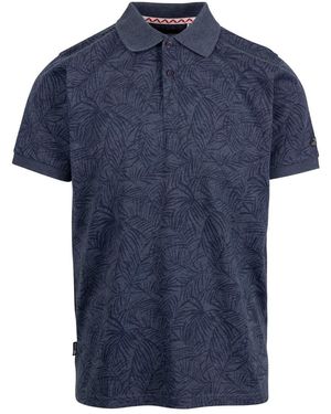 Trespass Polo Shirt Cabra Cotton - Blue