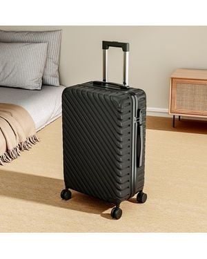 Living and Home 21 Inch Hardside Travel Suitcase With Wheels - Black