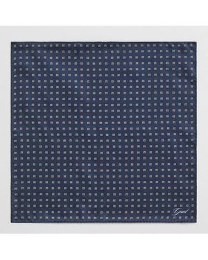 GANT Foulard Print Pocket Square - Blue