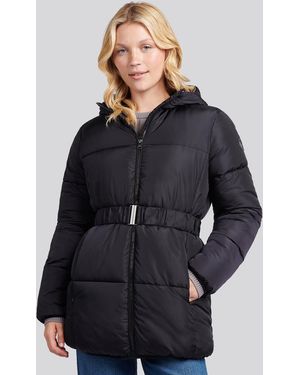 U.S. POLO ASSN. Belted Puffer Jacket - Blue
