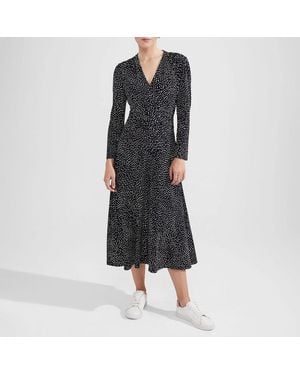 Hobbs Drew Jersey Dress - Black
