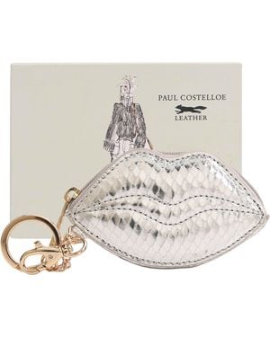 Paul Costelloe Zuri Leather Coin Purse - White