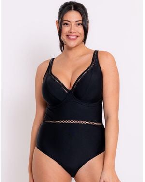 Curvy Kate First Class Multiway Plunge Swimsuit - Black