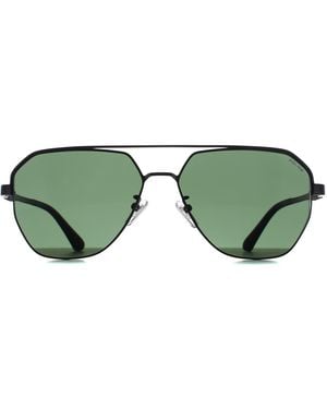 Police Aviator Shiny Gunmetal Splp30 Ranger 1 - Green