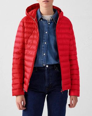 J.O.T.T Cloe Noos Down Hooded Jacket Plain - Red