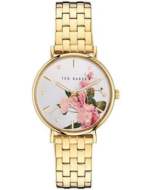 Ted Baker Bkpphf309 Ladies Phylipa Watch - Metallic