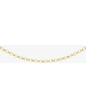 T.H.Baker 9Ct Inch Fine Round Belcher Chain 1.14.1455 - Metallic