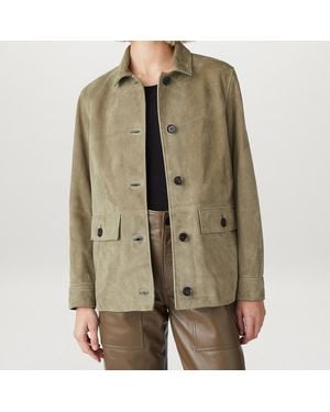 Belstaff Route Leather Jacket - Green