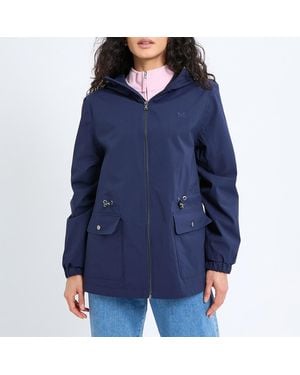 Crew Classic Logo Raincoat - Blue