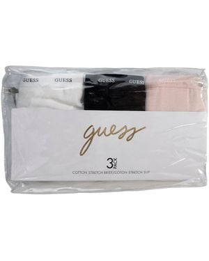 Guess Cotton Stretch Briefs 3 Pack - Grey