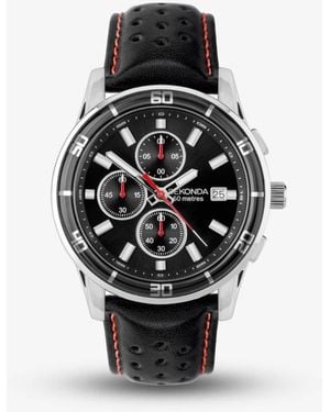 Sekonda Sports Midnight & Chronograph Watch 30206 - Black