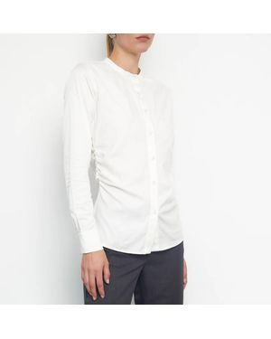 no emotions Cindy Taiilored Cotton Blend Shirt - White