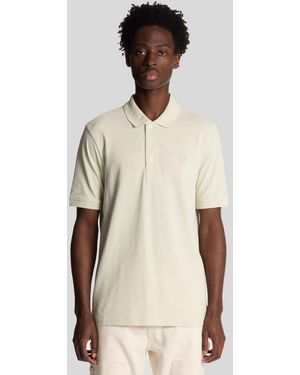Lyle & Scott Superfine Cotton Polo Shirt - Natural