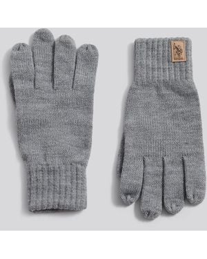 U.S. POLO ASSN. Classic Knit Gloves - Grey