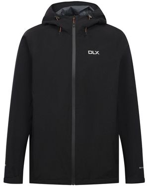 Trespass Waterproof Jacket Strathbeg Dlx Mixed - Black
