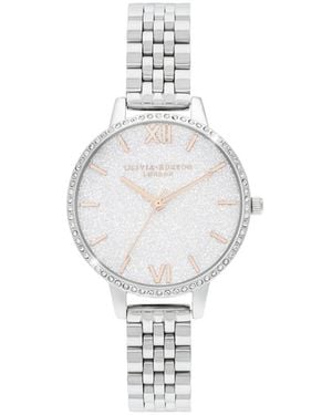 Olivia Burton Ob16Gd68 Ladies Glitter Dial Lucky Bee Watch - Metallic