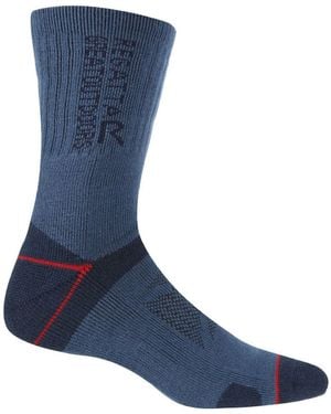 Regatta Socks Blister Protection Ii Acrylic Dark Denim/Dark - Blue