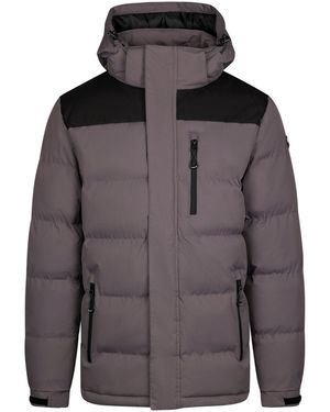 Trespass Padded Jacket Ahmor Polyester Mid - Grey
