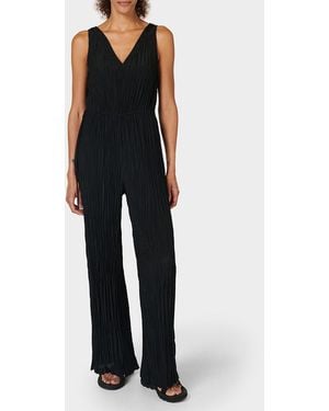 Sweaty Betty Perforated Plisse Jumpsuit - Black