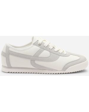 Where's That From Brisa Court Lace-Up Trainer - White